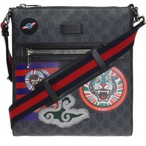 Gucci Night Courier Messenger GG Supreme Black